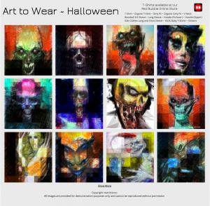 Halloween Art to Wear by Rafael Salazar